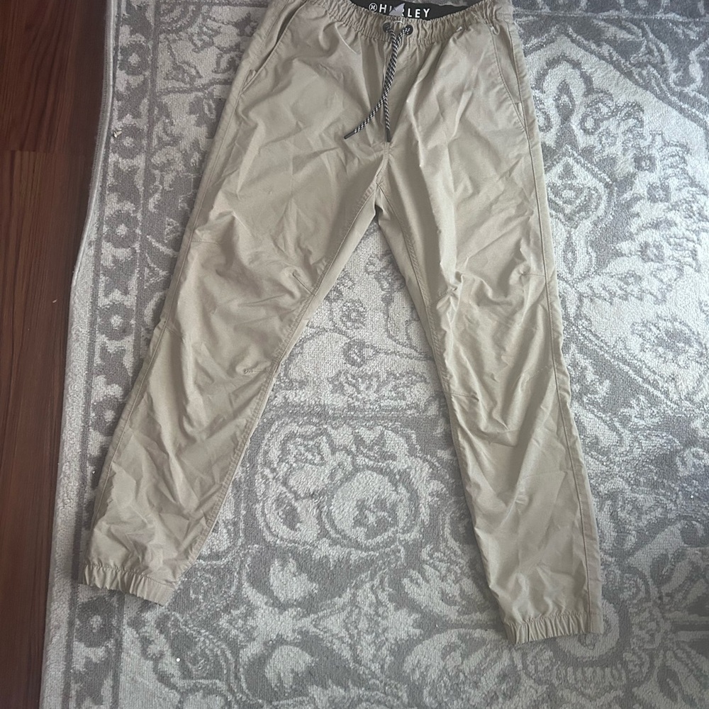 Hurley Men's Khaki Ripstop Jogger Pants
